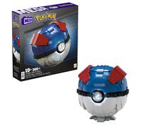 Figura mattel mega construx pokemon jumbo great ball 299 pcs