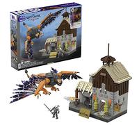 MEGA Construx Probuilders The Witcher Coleccionistas Escena con Bloques de construccción y Luces LED, 1000 Piezas, Juguete +10 años (Mattel HDL28)
