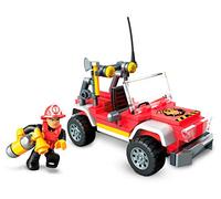 Mega Construx SUV Rescate, Construye tu Propio SUV y Escenas de Rescate, Coche de Juguete (Mattel GLK53), Multicolor