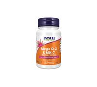 Now Foods Mega D-3 & MK-7 - 60 Cápsulas Vegetales