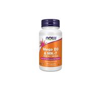 Mega D3 y MK-7, 120 cápsulas Now Foods