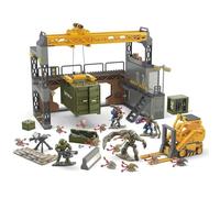 Mega Halo Avalancha en la Torre Traxus Bloques de construcción con Figuras y Accesorios, Juguete +8 años (Mattel HNC59)