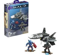 Mega Halo ODST Wombat Overwatch - Juguete de construcción de vehículos con 2 microfiguras de acción (129 piezas) (HMV51)