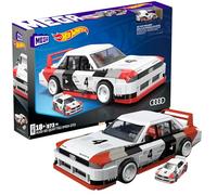 Mega Hot Wheels Audi 90 Quattro ISMA GTO Coche de Juguete de 973 Bloques de construcción, Incluye vehículo Die-Cast, +18 años (Mattel HRY20)