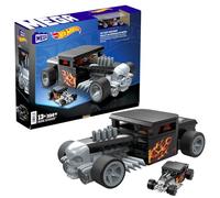 MEGA Coche de juguete Hot Wheels Bone Shaker – 334 bloques, incluye vehículo Die-Cast +13 años