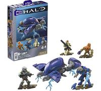 MEGA Juegos de construcción de juguetes Halo, Ghost of Requiem con 135 piezas, 4 micro figuras de acción y accesorios, para coleccionistas