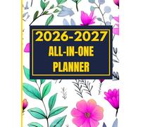 Mega Life Planner 2026-2027 - Daily Weekly Monthly Diary & All Your Lists: Turn Your Dreams into Plans