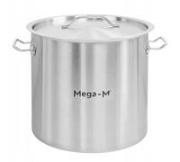 Mega-M Olla GRANDE inducción de acero inoxidable con tapa ESTÁNDAR (25L)