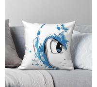 Mega Man Capcom - Funda de almohada cuadrada de poliéster y lino y terciopelo, con cremallera, para decoración de sofá