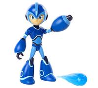 Mega Man: Fully Charged - Figura de acción articulada de Mega Man con Mega Buster extraíble/intercambiable y accesorio Energy Blast. Basado en el nuevo programa