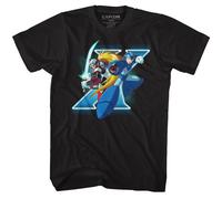 Mega Man - X & Cero - Manga Corta - Adulto - Camiseta