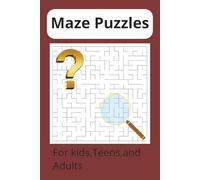 Mega Maze Challenge: 55 Mind-Bending Mazes for All Ages: 55 Medium Difficulty Mazes with Answers | Puzzle and Brain Game Activity Book for Ages 8 to Adult | Great for Travel, School, and Home.