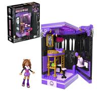 MEGA Monster High Terroguarida de Clawdeen, Set de bloques de construcción que se abre como un libro con figura de acción, nook book, 299 piezas, juguete regalo para niños y niñas +13 años, HXM32