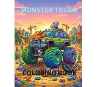 Mega monster truck Coloring Book