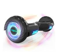 MEGA MOTION Hoverboard, Overboard 6,5 pulgadas con altavoz Bluetooth, con Luces LED, Regalo para Niños y Adolescentes