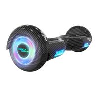 MEGA MOTION Hoverboard, Overboard 6,5 pulgadas con altavoz Bluetooth, con Luces LED, Regalo para Niños y Adolescentes