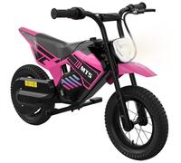MEGA MOTION PRO Moto Eléctrica para Niños 150W, 2 Velocidades 8/16 km/h, Batería 5,2Ah, Autonomía hasta 10 km, Neumáticos Inflables 12 Pulgadas, Luces LED, Freno de Tambor, hasta 40 kg