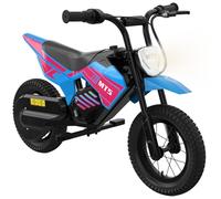 MEGA MOTION PRO Moto Eléctrica para Niños 150W, 2 Velocidades 8/16 km/h, Batería 5,2Ah, Autonomía hasta 10 km, Neumáticos Inflables 12 Pulgadas, Luces LED, Freno de Tambor, hasta 40 kg