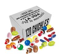 Mega Pack 120 Chicles Rellenos SIN GLUTEN - 12 Variedades Distintos Sabores - Relleno Piñatas