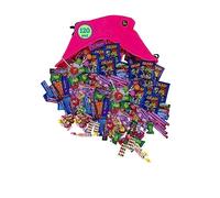 Mega pack 120 und Surtido de chuches y golosinas. Dulces para relleno piñatas,hasta 12 cucuruchos chucherías - Cumpleaños, Halloween Fiestas Infantiles,Navidad - Con MOCHILA regalo