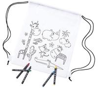 Mega Pack de Mochilas para Pintar con Ceras - Diversión Asegurada - Original Regalo para Cumpleaños, Fiestas Infantiles en el Colegio y Comuniones (30)