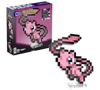 MEGA Pokémon Pixel Art Mew Bloques de construcción, estilo retro basado en el videojuego de los 90, 434 piezas, juguete para coleccionistas +13 años (HWR80)