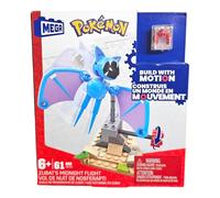 MEGA Pokémon Zubat Vuelo De Medianoche Figura Móvil Set De Construcción Bloques