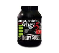 Mega Protein Nutrisport Whey 5 - Fresa + 900 g.