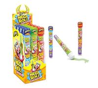 MEGA ROLL XXXL Caramelo líquido roll-on de fresa, limón y manzana verde 12Unidades
