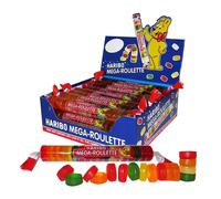Méga ruleta de frutas Haribo, 24 unidades - Delicioso dulce para disfrutar de un delicioso momento de diversión