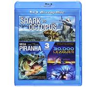 Mega Shark Vs.Giant Octopus - 30,000 Leagues Under Sea & Shark Vs Giant & Piranh [USA] [Blu-ray]