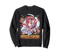 Mega Sushi Samurai Shark Divertido Regalo Japonés Amante de la Comida Sudadera