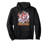 Mega Sushi Samurai Shark Divertido Regalo Japonés Amante de la Comida Sudadera con Capucha
