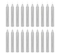 Mega velas 20 pcs siltre sin perfume exquisito mini cnico cazador 4 pulgadas de altura x 1/2 pulgada dimetro chimes magia rituales de encantamiento