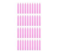 Mega velas 40 pcs luz de color prpura exquisito exquisito mini cnico velas 4 pulgadas de altura x 1/2 pulgadas dimetro chimes magia rituals de cas