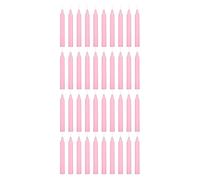 Mega velas 40 pcs rosa rosa exquisito exquisito mini hechizo cnico velas 4 pulgadas de altura x 1/2 pulgada dimetro cajas magia rituales de fundici