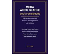 Mega Word Search Book for Seniors: 200 Large Print Puzzles with 8 Themes