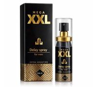 MEGA XXL Delay Spray pour homme - Spray retardant pour le pénis, spray intime pour des rapports plus longs, plus de contrôle et un plaisir plus intense, 15 ml, formule aux plantes
