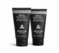 MEGA XXL Gel para el pene - 50 ml de crema para agrandar el pene - Alargar y espesar el pene - Para mayor longitud, circunferencia y firmeza - Cuidado íntimo eficaz para los