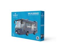 Megableu - Autobús para Montar Olympique de Marsella - 319 Ladrillos de construcción - Maqueta con Licencia Oficial Om - Juego de construcción para Adultos y niños - Idea de Regalo para Aficionados