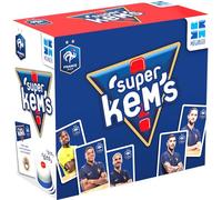 Megableu Editions Super KEMS FFF Desde 6 años 678350, Azul | Edición oficial para 4 jugadores a partir de 6 años: reúne 4 cartas, haz una señal secreta y suena antes del ContraKem's