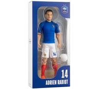 Megableu FFF RABIOT - Figura de fútbol Grande (14-20 cm), diseño de fútbol Grande y articulado de 10 Puntos, Licencia Oficial del Equipo de Francia, Juguete de fútbol con Globo, Idea de Regalo Fan