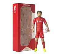 Megableu - Figura de fútbol Salah - 20 cm - Figura de fútbol grande realista y articulada - Licencia oficial - 10 puntos de articulación - Juguete de fútbol Liverpool FC - Idea de regalo Fans Mo Salah