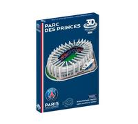 Megableu - Mini rompecabezas 3D Parc des Princes PSG - Maquette Stade Paris Saint-Germain - Puzzle 3D de fútbol para niños a partir de 7 años - 52 piezas sin pegamento - Formato de montaje 17,5 x 15,6