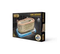 Megableu Puzzle 3D Fort Boyard - Maqueta de 125 piezas sin pegamento | Réplica oficial desde 7 años - Piezas numeradas para encajar sin herramientas, tamaño montado 32 x 18 x 17 cm