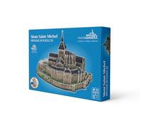 Megableu- Puzzle 3D Mont Saint Michel, Color San Miguel (678288)