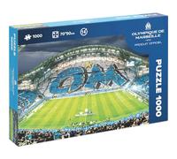 Megableu- Puzzle Tifo Olympique de Marsella, Color Azul (678280) | Para niños a partir de 10 años y adultos - Licencia olímpica de Marsella, formato 70 x 50 cm para enmarcar después del