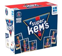 Megableu Super KEMS PSG - Juego de mesa de fútbol para adultos y niños a partir de 6 años - Edición de fútbol Paris Saint-Germain - Reúne 4 cartas idénticas - Juego de cartas - 4 jugadores - en