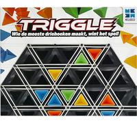 Megableu - TRIGGLE - Estrategia de Juego de Mesa Y Lógica para Familia Y Niños 7 Años+ - Forma Triángulos para Anotar - Juego Táctico De Fiesta - 2 A 4 Jugadores - Versión Holandesa