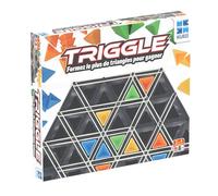 Megableu - Triggle Oficial - Juego de mesa de estrategia y lógica para familia y niños a partir de 7 años - Forma triángulos para ganar - Juego de mesa rápido y familiar - 2 a 4 jugadores - en francés